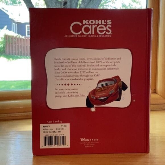 Disney Pixar Cars Hardcover Storybook For Ages 3 & Up By Kohls Cares - Picture 3 of 4